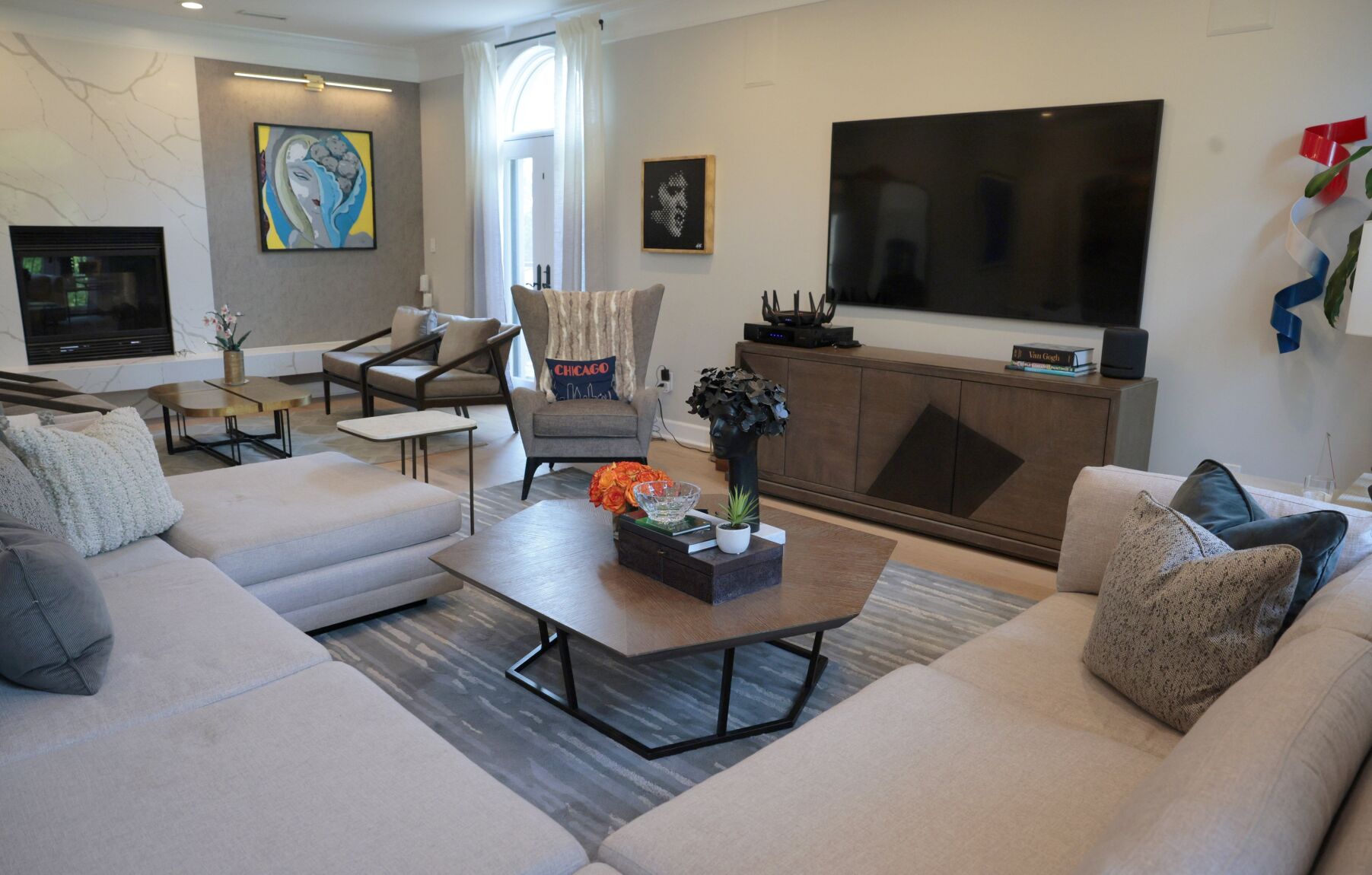 At home with Roel Vestjens and Cheryl Vallely in their Clayton condo